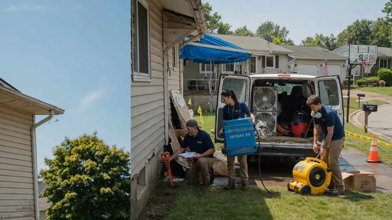 Ceiling Leak Cleanup in Adams, WI near me